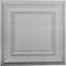 Ekena Millwork 23 3/4"W x 23 3/4"H x 1 5/8"P Classic Square Ceiling Tile CT24CL - alternate 1